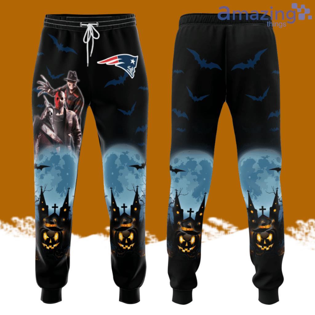 New England Patriots Football Team,freddy Krueger, Michael Myers,jason Voorhees Halloween All Over Print 3D Long Pants Black image New England Patriots Football Team,freddy Krueger, Michael Myers,jason Voorhees Halloween All Over Print 3D Long Pants Black Product Photo 1