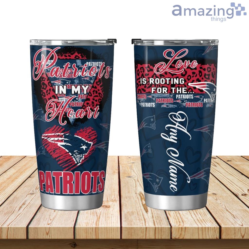 New England Patriots is my Love Personalized Tumbler 20oz image New England Patriots is my Love Personalized Tumbler 20oz Product Photo 1