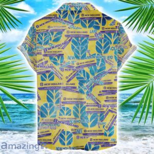 New Holland Hawaii All Printed Tractor Logo Hawaiian Shirt For Men And Women image New Holland Hawaii All Printed Tractor Logo Hawaiian Shirt For Men And Women Product Photo 2