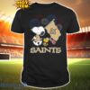 New Orleans Saints Snoopy America Flag Happy 4th Of July T Shirt