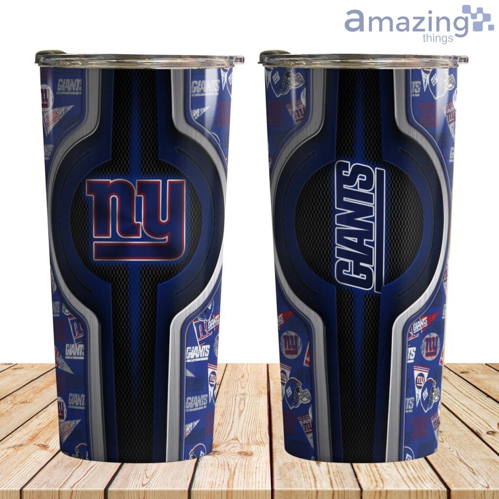 New York Giants All Over Print 3D Tumbler 30oz image New York Giants All Over Print 3D Tumbler 30oz Product Photo 1
