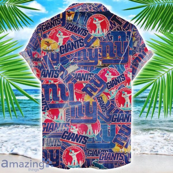 New York Giants NFL Team Logo 3D Hawaiian Shirt Limited For Sports Fans Product Photo 2