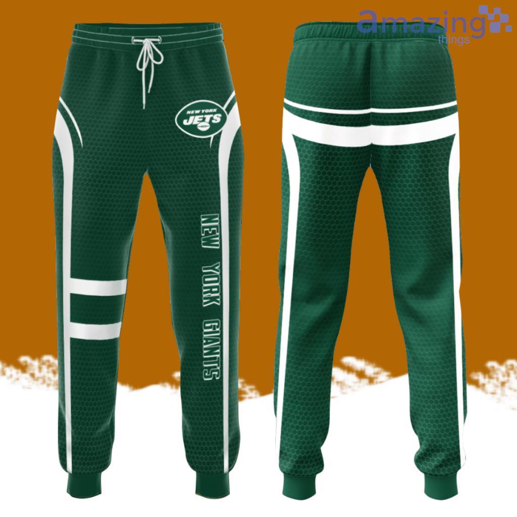 New York Jets Football Team Jets All Over Print 3D Long Pants Green image New York Jets Football Team Jets All Over Print 3D Long Pants Green Product Photo 1