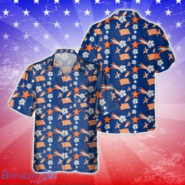New York Mets America Independence Day 3D Hawaiian Shirt Product Photo 1