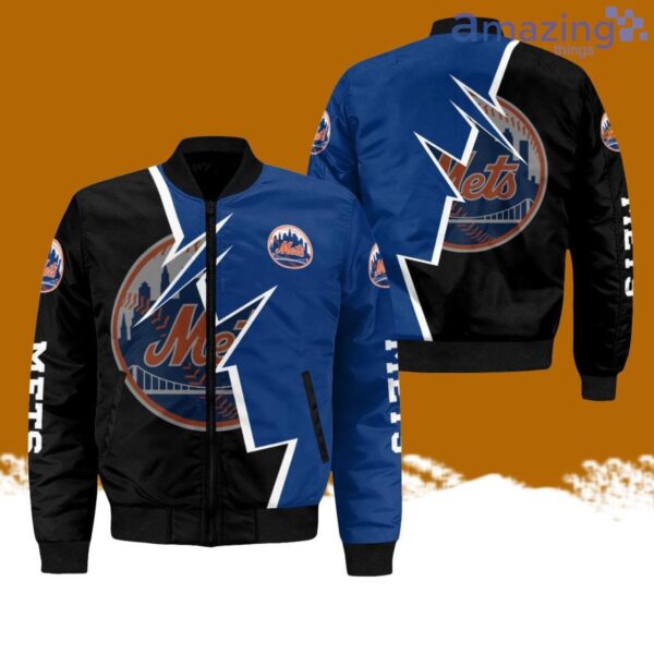 New York Mets Graphic Bomber Jacket Hot Style 3D Printing Product Photo 1