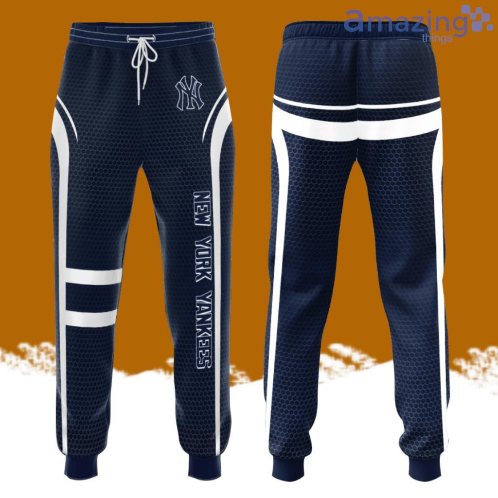New York Yankees All Over Print 3D Casual Unisex All Over Print 3D Long Pants Navy image New York Yankees All Over Print 3D Casual Unisex All Over Print 3D Long Pants Navy Product Photo 1