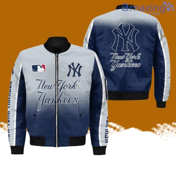 New York Yankees AOP Sleeve Pocket Bomber Jacket Hot Style 3D Printing Product Photo 1