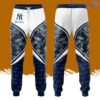 New York Yankees Professional Baseball Team Ny All Over Print 3D Long Pants Blue
