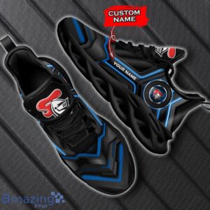 Newcastle Knights NRL Max Soul Shoes Running Sneakers Custom Name Product Photo 1