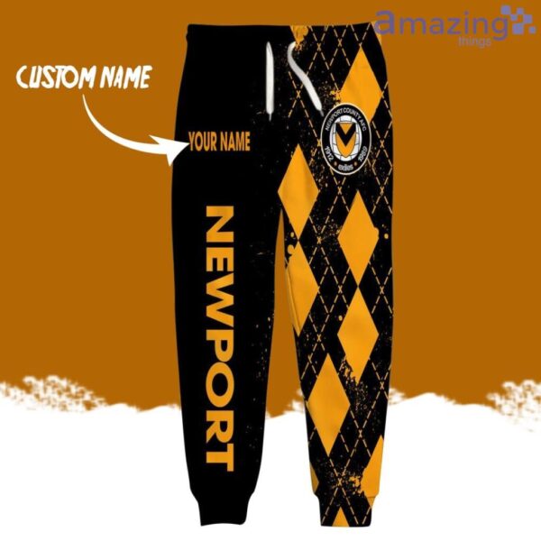 Newport County Logo Brand Long Pant 3D Printed Flattering Figure Custom Name Gift Product Photo 1