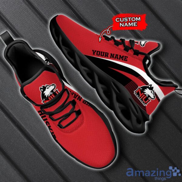 Northern Illinois Huskies NCAA Max Soul Shoes NCAA Team Lgo Sneakers Custom Name Gift For Fans Product Photo 2