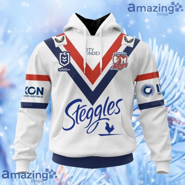 Nrl Sydney Roosters Personalized 2024 Away Kits Hoodie 3D All Over Print Attract Gift For Men And Women Product Photo 1