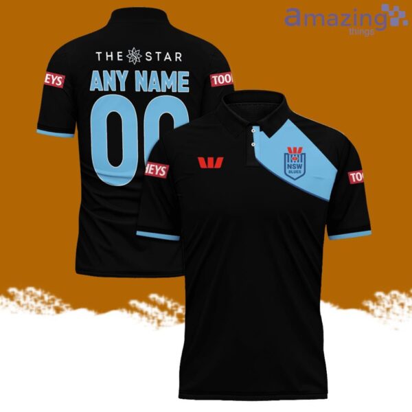 NSW Blues Player NRL Personalized Polo Shirt 3D Print Product Photo 1
