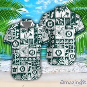 Oakland Athletics Beach Combo Hawaiian Shirt And Shorts For Fans Product Photo 1