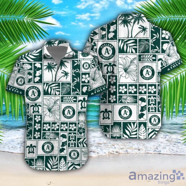 Oakland Athletics Beach Combo Hawaiian Shirt And Shorts For Fans Product Photo 1