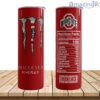 Ohio State Buckeyes Energy Skinny Tumbler 17oz