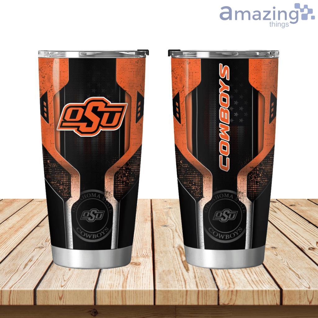 Oklahoma State Cowboys 3D Travel Tumbler 20oz image Oklahoma State Cowboys 3D Travel Tumbler 20oz Product Photo 1