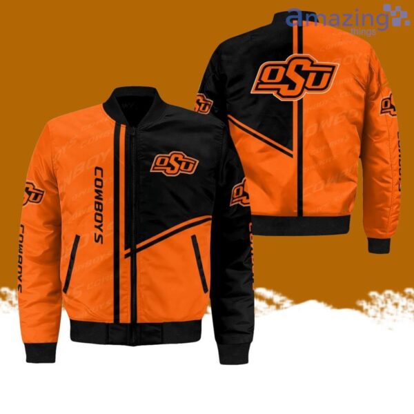 Oklahoma State Cowboys All-Over-Print Bomber Jacket Hot Style 3D Printing Product Photo 1
