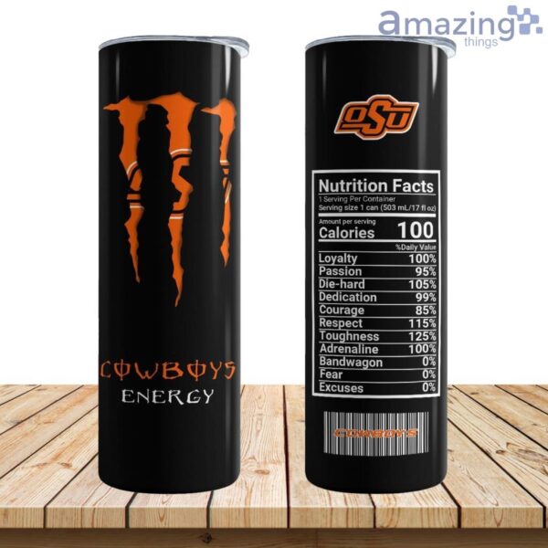 Oklahoma State Cowboys Energy Skinny Tumbler 17oz Product Photo 1