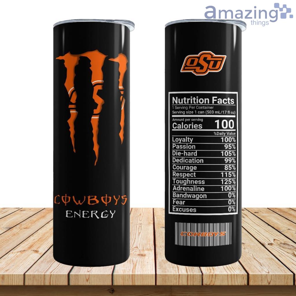 Oklahoma State Cowboys Energy Skinny Tumbler 17oz image Oklahoma State Cowboys Energy Skinny Tumbler 17oz Product Photo 1