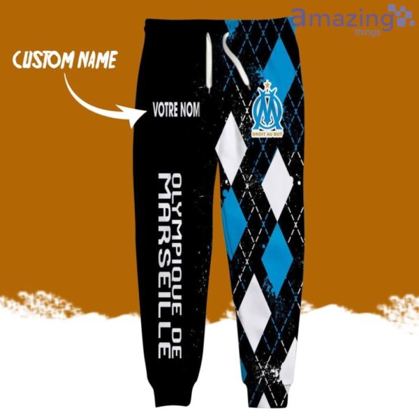 Olympique De Marseille Logo Brand Long Pant 3D Printed Flattering Figure Custom Name Gift Product Photo 2