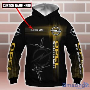 Opel Logo Custom Name 3D T-Shirt Sweatshirt Hoodie Bomber Jacket Product Photo 1