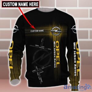 Opel Logo Custom Name 3D T-Shirt Sweatshirt Hoodie Bomber Jacket Product Photo 5