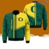 Oregon Ducks All-Over-Print Bomber Jacket Hot Style 3D Printing