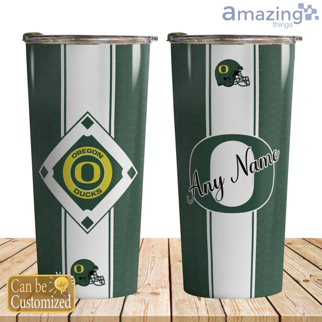 Oregon Ducks Team Pattern Personalized 30oz Tumbler image Oregon Ducks Team Pattern Personalized 30oz Tumbler Product Photo 1