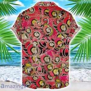 Ottawa Senators 3D Printing NHL Team Logo Hawaiian Shirt Unique Gift For Fans Product Photo 2