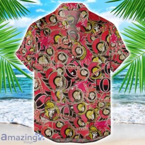 Ottawa Senators 3D Printing NHL Team Logo Hawaiian Shirt Unique Gift For Fans Product Photo 1