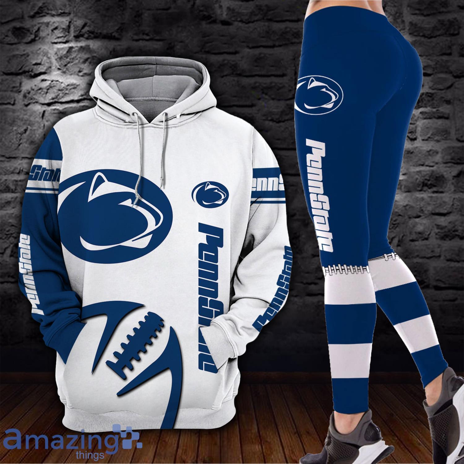 Penn State Nittany Lions Combo Hoodie And Leggings NCCA Sport team Gift image Penn State Nittany Lions Combo Hoodie And Leggings NCCA Sport team Gift Product Photo 1