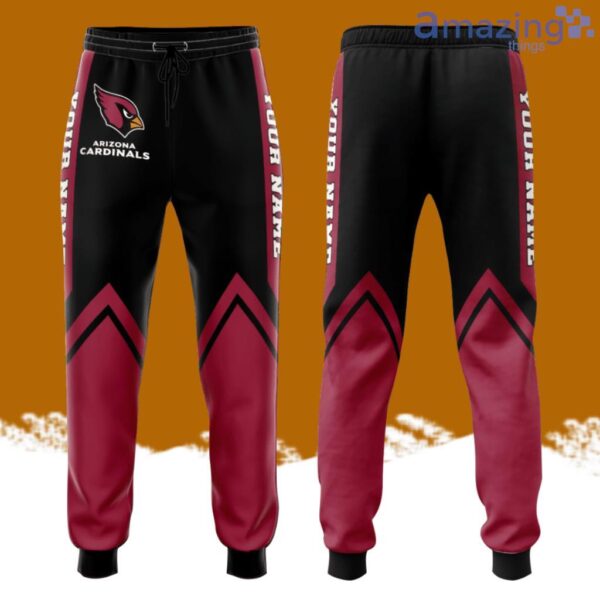 Personalized Arizona Cardinals Professional Football Team All Over Print 3D Long Pants Red Product Photo 1