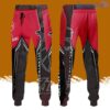 Personalized Atlanta Falcons All Over Print 3D Casual Unisex All Over Print 3D Long Pants Black Red