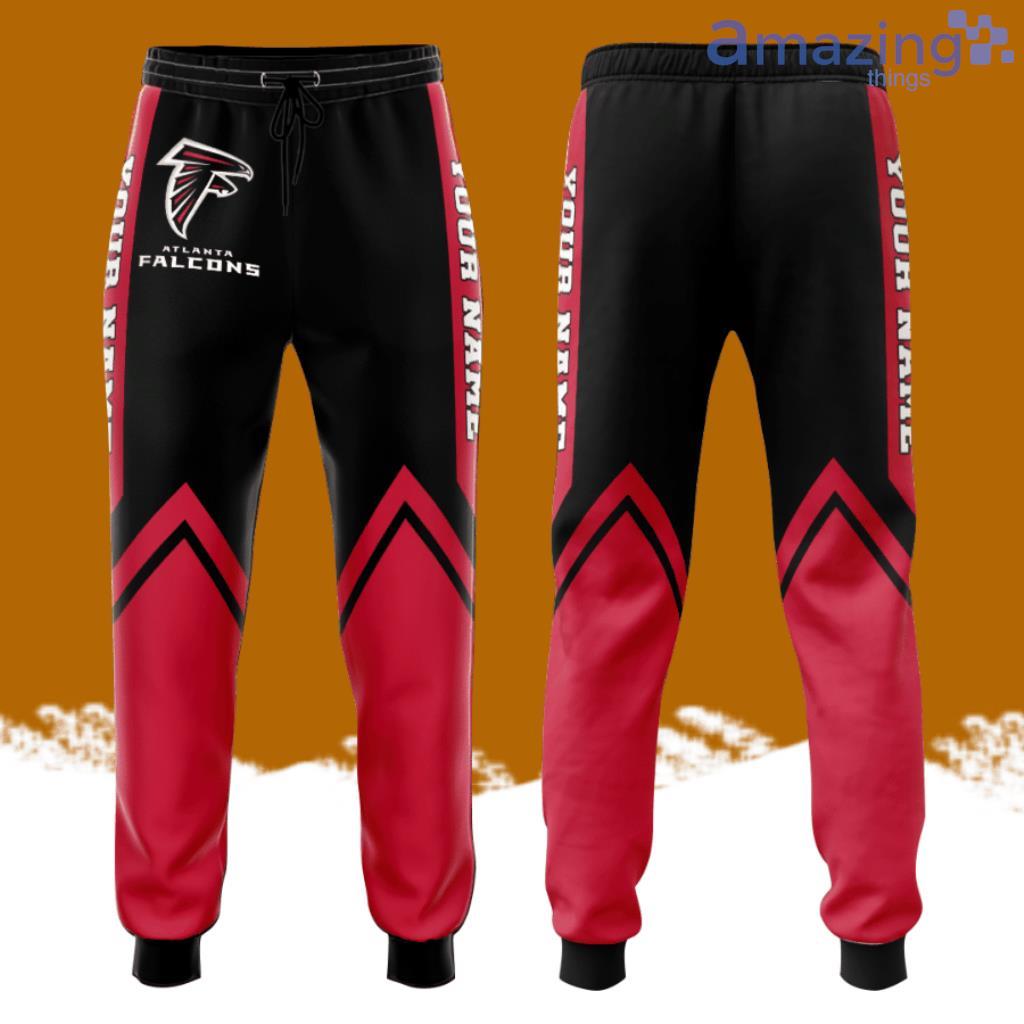 Personalized Atlanta Falcons Football Team All Over Print 3D Long Pants Red image Personalized Atlanta Falcons Football Team All Over Print 3D Long Pants Red Product Photo 1