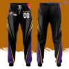 Personalized Baltimore Ravens All Over Print 3D Casual Unisex All Over Print 3D Long Pants Black Purple