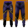 Personalized Baltimore Ravens Football Team All Over Print 3D Long Pants Black