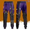 Personalized Baltimore Ravens Professional Football Team All Over Print 3D Long Pants Purple