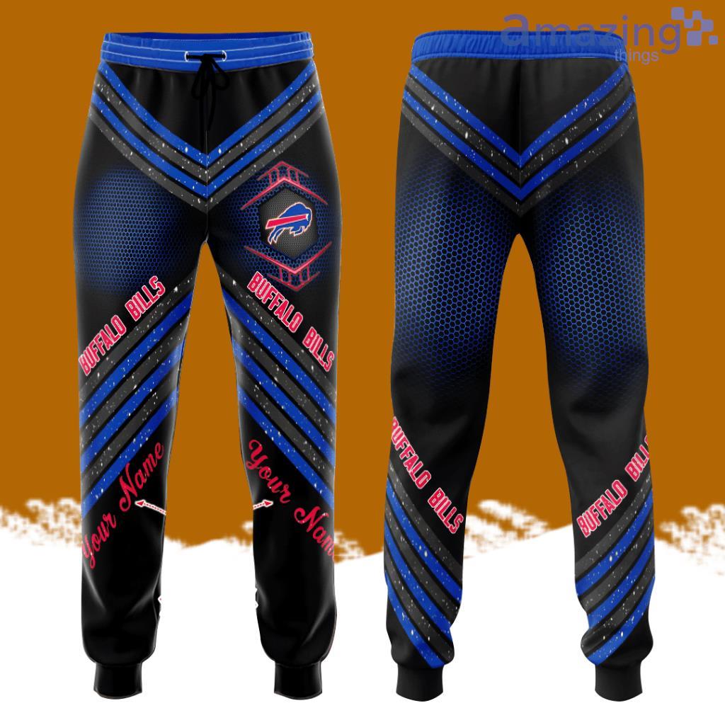 Personalized Buffalo Bills Team All Over Print 3D Long Pants Black image Personalized Buffalo Bills Team All Over Print 3D Long Pants Black Product Photo 1