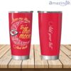 Personalized Carolina Panthers Love My Team To The Moon Tumbler 20oz