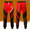Personalized Cleveland Browns Claws All Over Print 3D Casual Unisex All Over Print 3D Long Pants Orange Brown