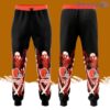 Personalized Cleveland Browns Eagle All Over Print 3D Casual Unisex All Over Print 3D Long Pants Black Orange