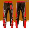 Personalized Cleveland Browns Professional Football All Over Print 3D Long Pants Orange