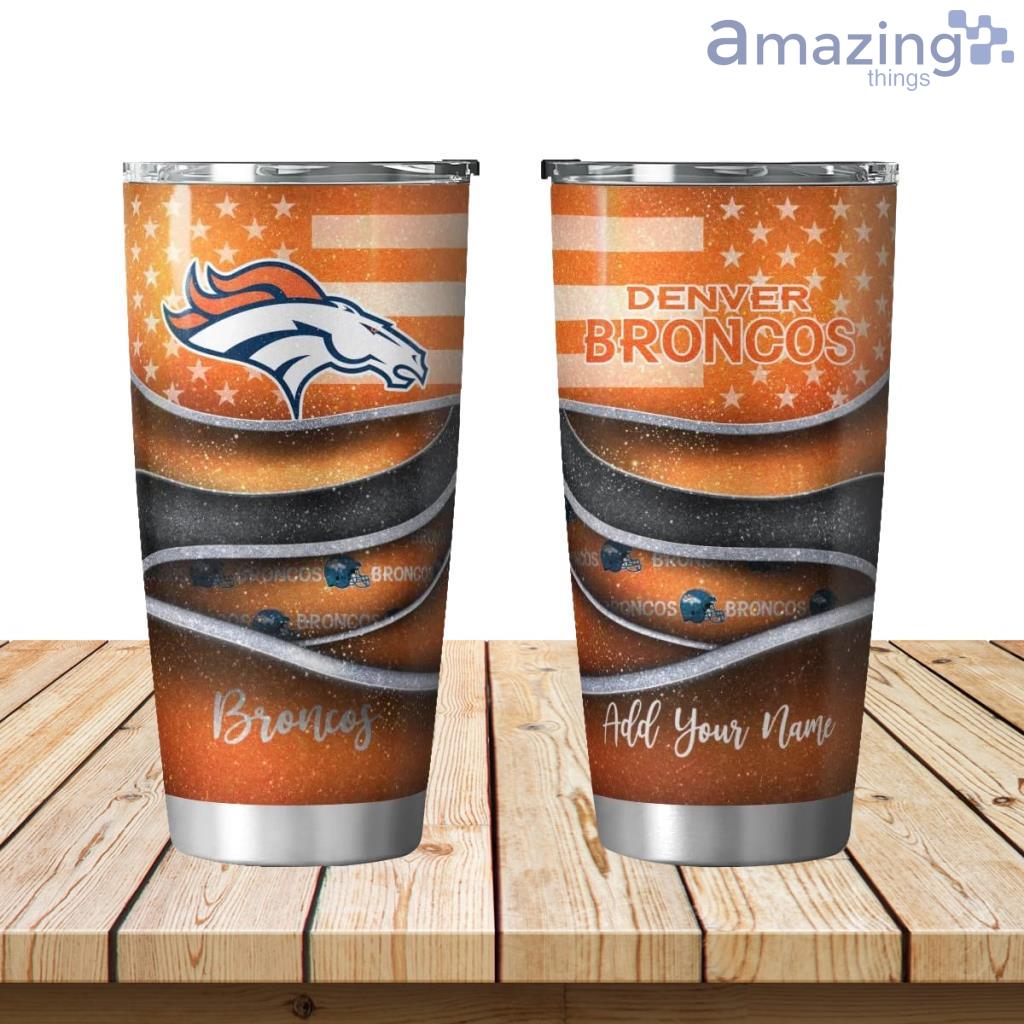 Personalized Denver Broncos Flag 3D Shining Tumbler 20oz image Personalized Denver Broncos Flag 3D Shining Tumbler 20oz Product Photo 1