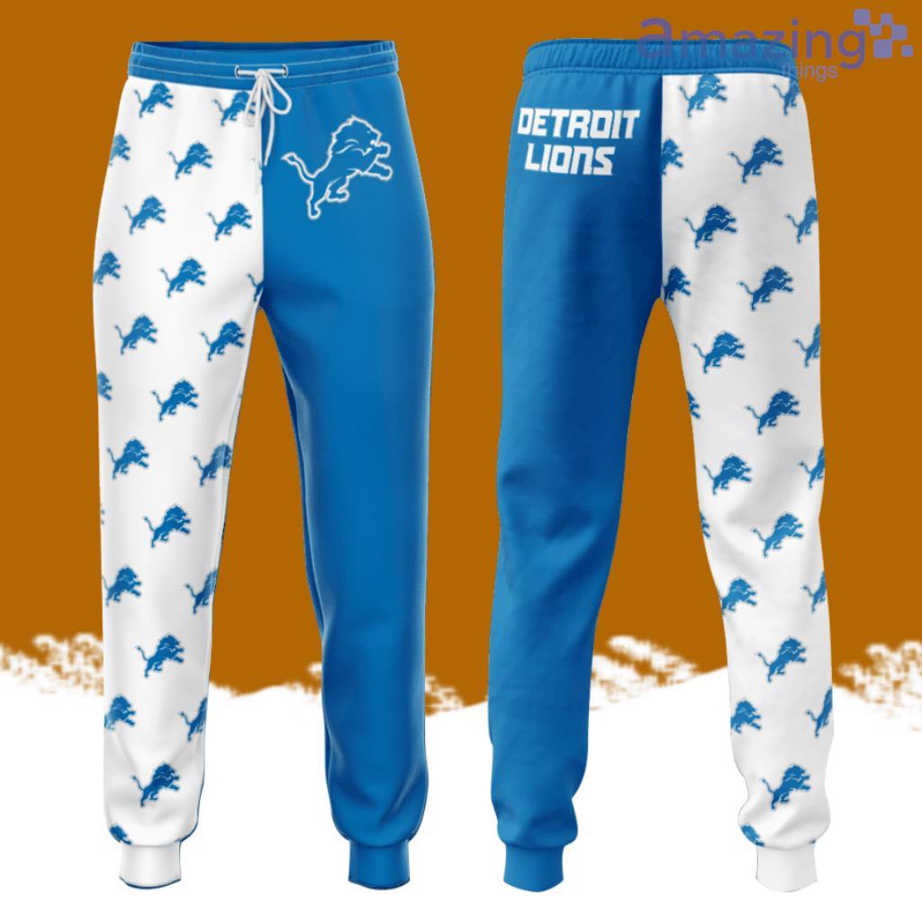 Personalized Detroit Lions Team All Over Print 3D Long Pants Blue image Personalized Detroit Lions Team All Over Print 3D Long Pants Blue Product Photo 1