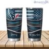 Personalized Houston Texans Flag 3D Shining Tumbler 20oz