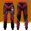 Personalized Kansas City Chiefs All Over Print 3D Glittering Stripes Casual Unisex All Over Print 3D Long Pants Red Black