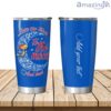 Personalized Kansas Jayhawks Love My Team To The Moon Tumbler 20oz