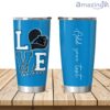 Personalized Love My Carolina Panthers Tumbler 20oz