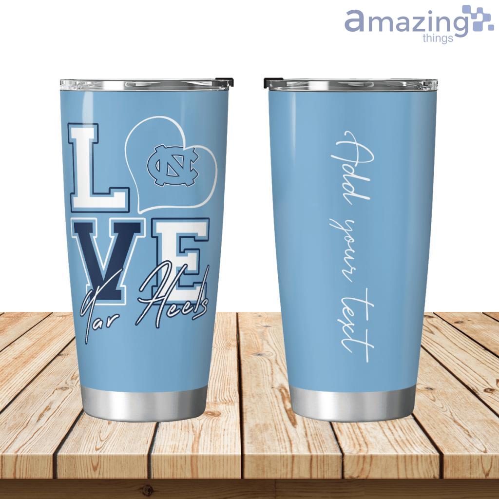 Personalized Love My North Carolina Tar Heels Tumbler 20oz image Personalized Love My North Carolina Tar Heels Tumbler 20oz Product Photo 1